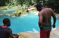 Ocho Rios Irie Blue Hole cruise excursion